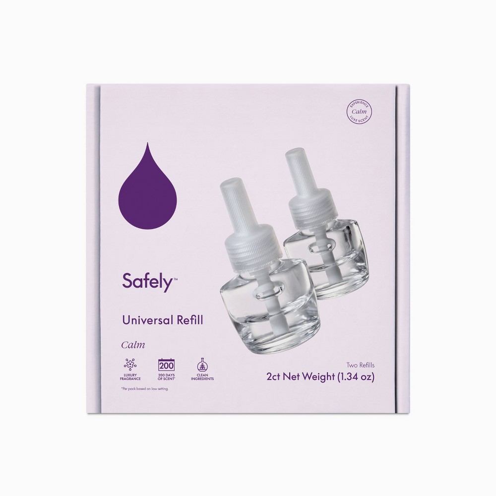 Photos - Figurine / Candlestick Safely Scent Plug-In Refill Twin Pack - Calm - 1.34oz