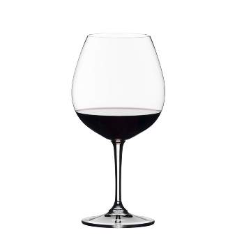 Vintage Riedel Crystal Clear Tyrol Pinot Noir Wine Glass Heavy Foot No Stem