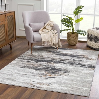Hauteloom Live Marble Gray Area Rug