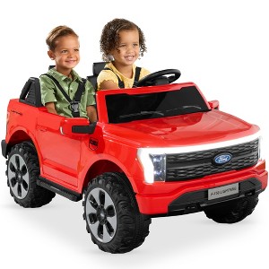 Best Choice Products Kids 24V Ride On Truck Officially Licensed Ford Lightning w/ Remote, LED Lights, 2 Speeds - 1 of 4