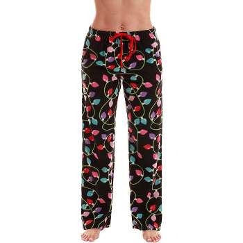 Just Love Womens Christmas Print Knit Jersey Pajama Pants - Winter Cotton  Pjs : Target