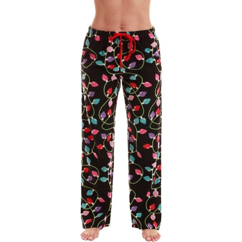 Women's Buffalo Plaid Pajama Pants Stretch Lounge Bottoms with Drawstring  and Pockets