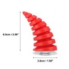 Unique Bargains Car Motorcycle Threaded Bull Horn Helmet Decoration Sticker Suction Cup 2 Pcs - 4 of 4