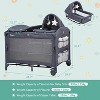 5-in-1 Portable Baby Bedside Sleeper with Bassinet, Diaper Changer & Play Mat, Multi-Functional Crib for Newborn to Toddler - 2 of 4
