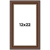 PosterPalooza | Traditional Brown Picture Frame - UV Acrylic, Foam Board Backing, Hanging Hardware - 2 of 4