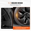 VEVOR Wheel Rim Cover Hubcaps, 19 in, 2020-2023 Model Y Fully Fit Hubcap with Snap, Guard Tape & Valve Nozzle Hole, ABS & PC Hubcap, Black - 4 of 4