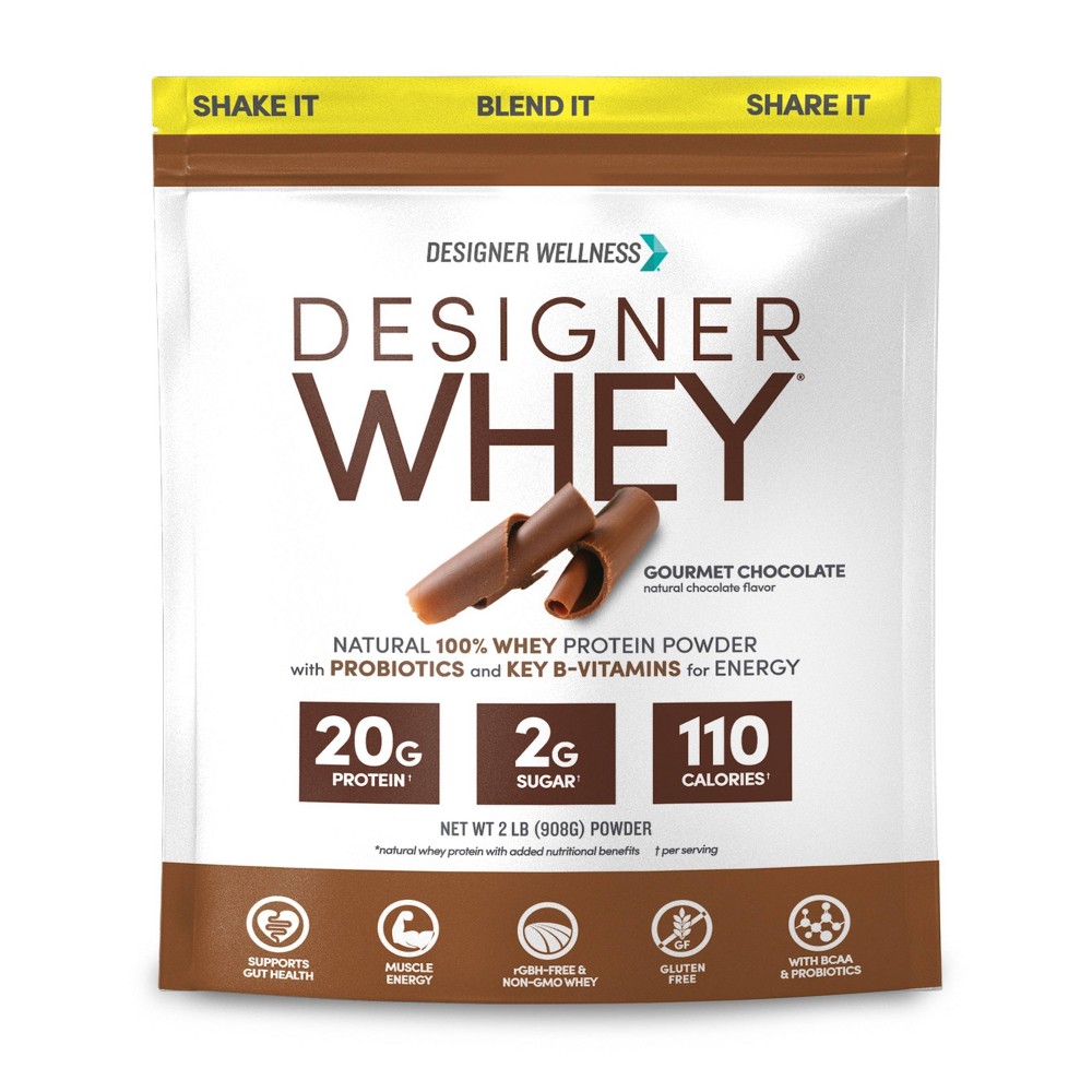 Photos - Vitamins & Minerals Designer Whey Protein Powder - Gourmet Chocolate - 32oz