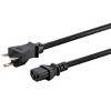 Monoprice Heavy Duty Power Cord - 6 Feet - Black | NEMA 6-15P to IEC 60320 C13, 14AWG, 15A, SJT, 125V, For Powering Computers, Printers, Scanners - 2 of 4
