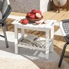 Resenkos Shower Ottoman Bench,Shower Bench, Waterproof Shower Stool with Handle, Storage Shelf, Dark Gray - 4 of 4