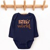 The Juniper Shop Boho Hello World Long Sleeve Bodysuit - 2 of 4