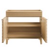 Modway Render 35" MDF and Particleboard Bathroom Vanity Cabinet in Oak - 3 of 4
