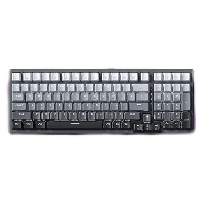 Gradient Wired Mechanical Keyboard Gasket Construction 99 Key Hot-Swappable Silver Axis Gaming Keyboard (black) - 1 of 1