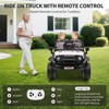 12V Kids Electric Ride On Truck with Remote Control Ride On Toy for Toddler Boys & Girls Bluetooth Music Player LED Lights - 2 of 4