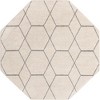 Unique Loom Trellis Frieze Geometric Trellis Indoor Woven Area Rug - 2 of 4