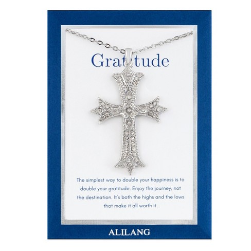 Gratitude necklace target shop