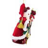 Italian Ornaments 7.5 Inch Grand Greetings Train Santa Lantern Staff Tree Ornaments - 2 of 3