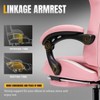GTPLAYER Swivel Dorm Gaming Chair, Ergonomic Computer Chair with Footrest, Lumbar Support, PU Leather - 4 of 4