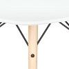 Allen Counter Table White - OSP Home Furnishings: 35.38" Square MDF Top, 3-Seater, Traditional Style - 3 of 4