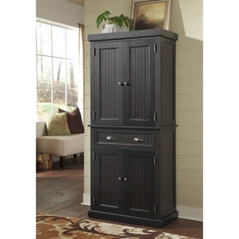 Nantucket Pantry Black Finish Home Styles Target