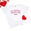 Simply Sage Market Women's Valentine Vibes Distressed Short Sleeve Garment Dyed Tee - 3 of 3