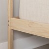 South Shore Sweedi Wooden Kids' Bed Natural Wood - 4 of 4