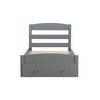 CAVINAS Twin Size Rustic Platform Bed Frame with Storage Drawers & Wood Slat Support,No Box Spring Needed - 3 of 4