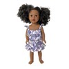 Doll Clothes Superstore Purple Paisley Sundress Fits 18 Inch Girl Dolls Like Our Generation American Girl My Life Dolls - 2 of 4
