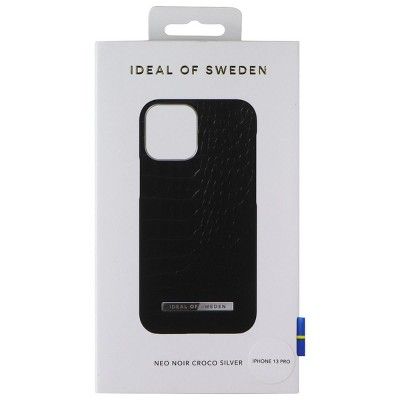 iDeal of Sweden Atelier Case for Apple iPhone 13 Pro - Neo Noir Croco Silver