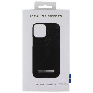 iDeal of Sweden Atelier Case for Apple iPhone 13 Pro - Neo Noir Croco Silver - 1 of 1