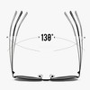 Anna-Kaci Women's Trendy Double-Bridge Metal Frame Sunglasses - 3 of 4