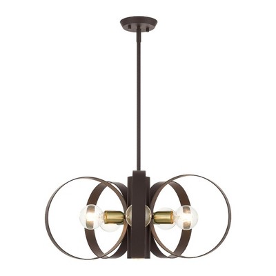 Livex Lighting Modesto 6 - Light Chandelier in  Bronze