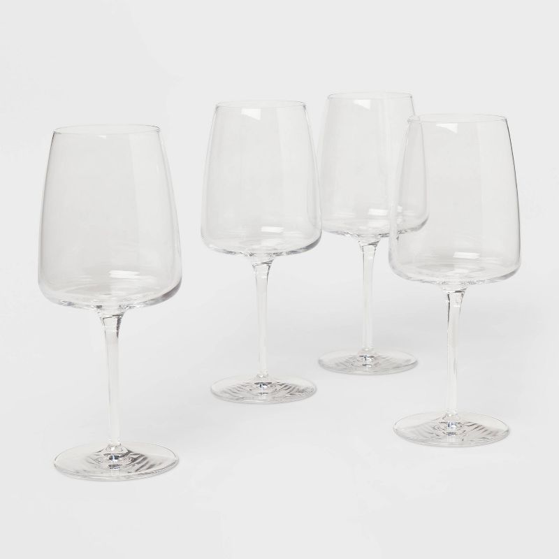 4pk Simsbury Wine Glasses White - Threshold&#8482;, 1 of 5