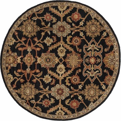 Hauteloom Salix Hand Tufted Black Wool Rug