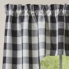 Park Designs Wicklow Black & Cream Check Swag 36''L - 3 of 3