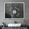 Munora 30x36 Inch LED Bathroom Vanity Mirror, Wall Mounted Smart Mirror with Anti-Fog, Adjustable White/Warm/Natural Lighting, Aluminum Frame - 4 of 4