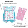 Big Dot of Happiness Narwhal Girl - Picture Bingo Cards and Markers - Under The Sea Baby Shower Shaped Bingo Game - Set of 18 - 2 of 4
