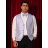Lars Amadeus Men's Sparkly Formal Party Sleeveless Glitter Vest - 2 of 4