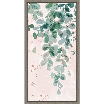 Amanti Art Hanging greenery by Isabelle Z Canvas Wall Art Print Framed 14 x 27-in.