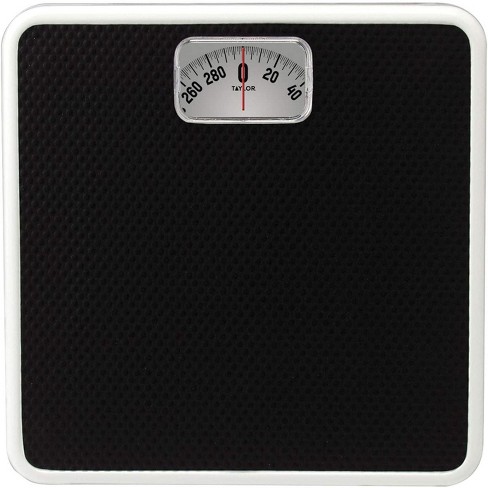 Thinner Extra-Large Dial Analog Precision Bathroom Scale, Analog Bath Scale,  Measures Weight Up to 330 Lbs. All Silver