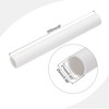 Unique Bargains PVC Water Plumb DIY Crafts High Impact Rigid Round Pipes 8" Length - 2 of 4