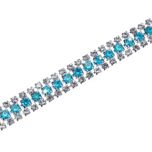 Unique Bargains Durable Rhinestone Chain Multipurpose Use Beaded Trim 1 Pc - 1 of 4