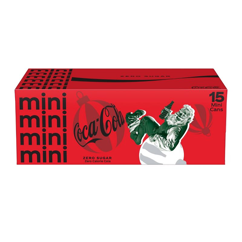 Coca-Cola Zero Sugar - 15pk/7.5 fl oz Mini-Cans, 2 of 3