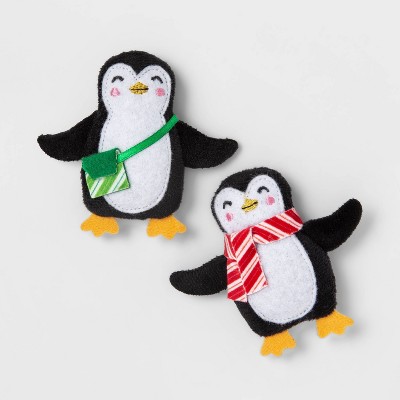 Holiday Penguin Cat Toy Set - 2pk - Wondershop™