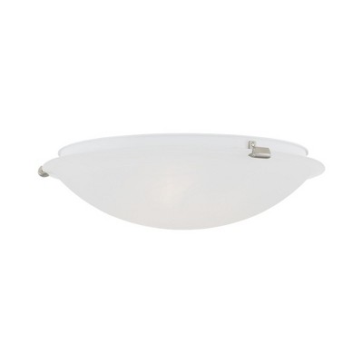 Livex Lighting Oasis 4 - Light Flush Mount in  Brushed Nickel