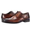Cloudstyle Men's Oxfords Shoes Classic Leather Wingtip Lace Up Modern Formal Dress Shoes - 3 of 4