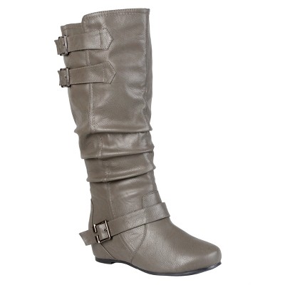 Journee Collection Womens Tiffany Hidden Wedge Mid Calf Boots