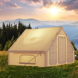 2-6 Person Inflatable Camping Tent, Large Inflatable Tent House with Air Pump, Quick Assembly Luxury Camping Tent, Waterproof Oxford Fabric Suitable - 1 of 4