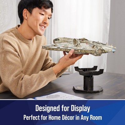 Star Wars Millennium Falcon 4D Build 3D Model Kit