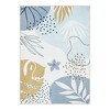 Lahome Machine Washable Area Rugs Non-Slip Large Living Room Rug Boho Botanical Print Ultra-Thin Indoor Rug for Classroom Nursery Dining Room - 3 of 4