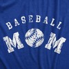 Womens Baseball Mom T Shirt Funny Cute Mother's Day Gift Base Ball Tee For Ladies - Crazy Dog Women's T Shirt - 2 of 4